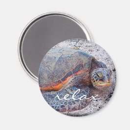 Hawaii honu tropische Meeresschildkröte Foto Relax Magnet