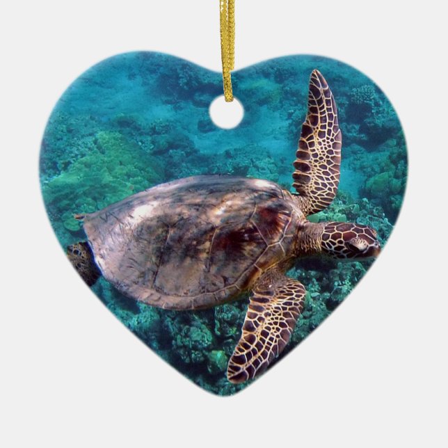 Hawaii Honu Turtle Ornament (Vorne)