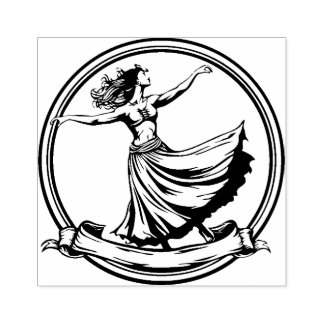 Hawaii Hula Dancer Rubber Briefmarke Beautiful Gummistempel