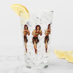 Hawaii Hula - Pint Glass Glas
