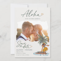 Hawaii Hula Tänzerin Hochzeitsfoto Aloha