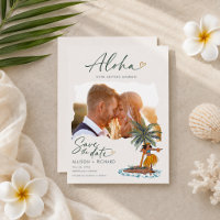 Hawaii Hula Tänzerin Hochzeitsfoto Aloha