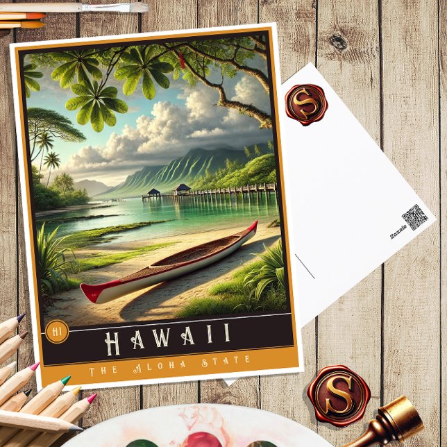 Hawaii | Hyper-Realistisches Staat Postkarte (Von Creator hochgeladen)