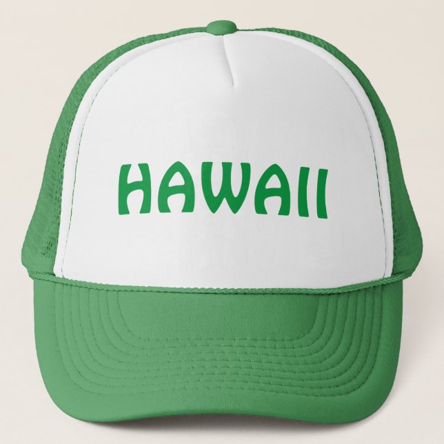 HAWAII Ihr Bild oder Logo hier Trucker Hat Truckerkappe (Vorderseite)