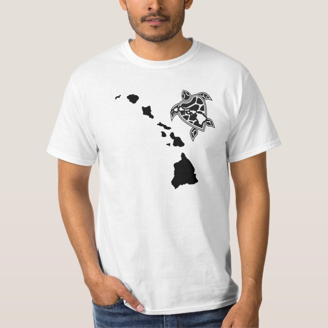 Hawaii-Insel-Kette - Hawaii-Schildkröte T-Shirt (Vorderseite)