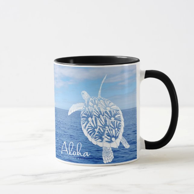 Hawaii-Inseln Aloha Turtle Tasse (Rechts)