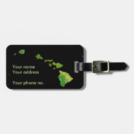 Hawaii-Inseln Gepäckmarke Gepäckanhänger