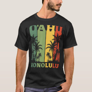 Hawaii Island Palms Oahu Honolulu Hawaii T-Shirt
