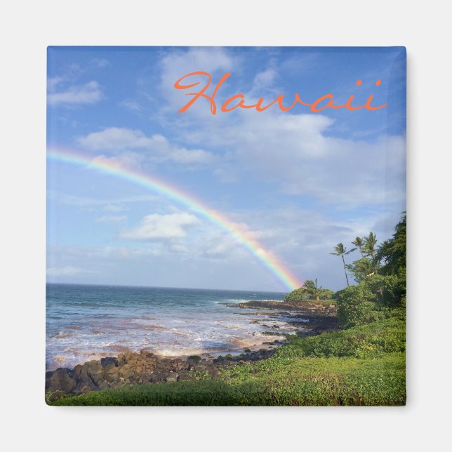 Hawaii Island Rainbow Magnet (Vorne)