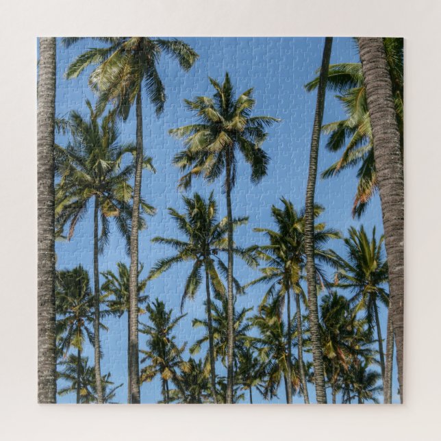 Hawaii Island Travel Exotic Beach Palm Trees Puzzle (Vertikal)