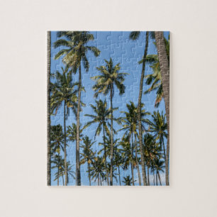 Hawaii Island Travel Exotic Beach Palm Trees Puzzle