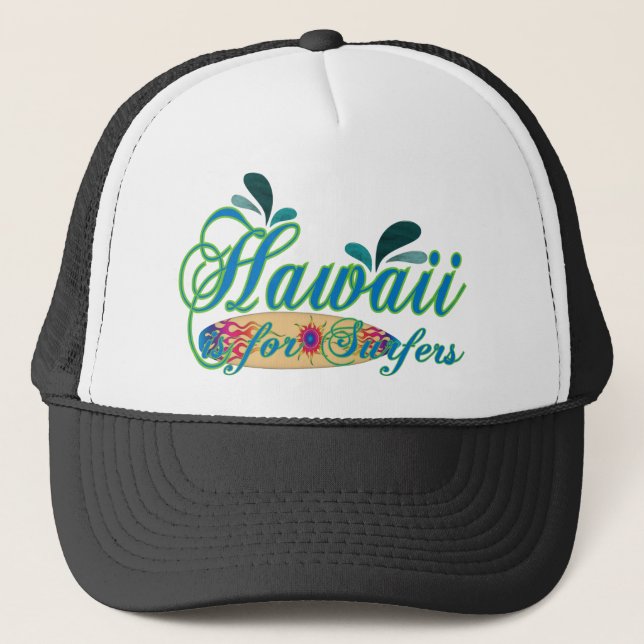 Hawaii ist für Surfer Truckerkappe (Vorderseite)