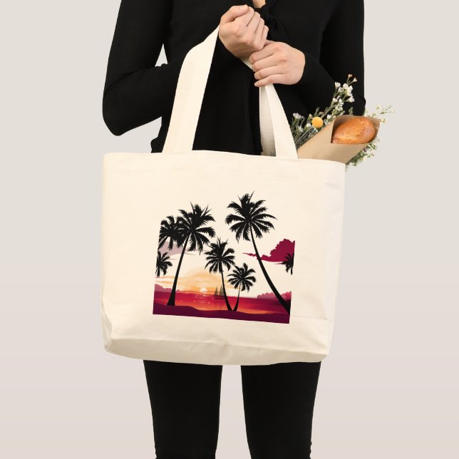 Hawaii Jumbo Stoffbeutel (Vorderseite (Produkt))