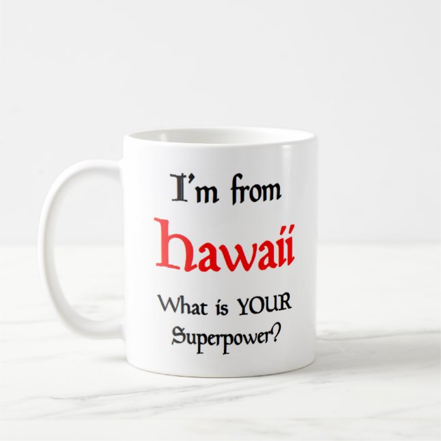 Hawaii-Kaffee-Tasse Kaffeetasse (Links)