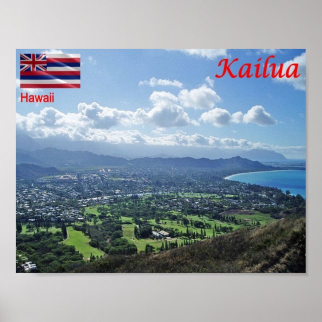 Hawaii - Kailua - Poster (Vorne)