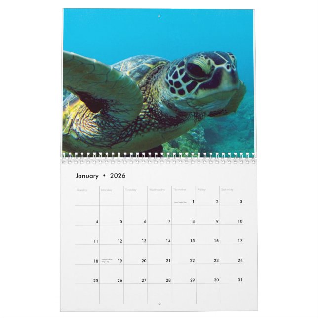 Hawaii Kalender (Jan 2026)