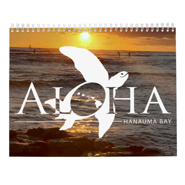 Hawaii-Kalender 2019 Kalender (Rückseite)