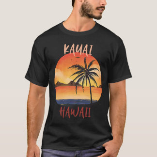 Hawaii Kauai Family Vacation Palmen Ozean Sun T-Shirt