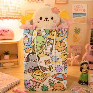 Hawaii Kawaii Strand Rave Mittlere Geschenktüte