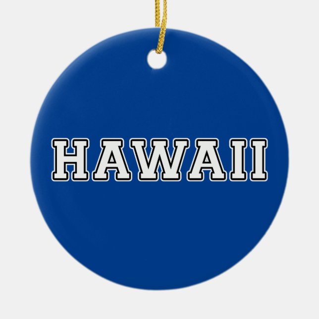 Hawaii Keramik Ornament (Vorne)