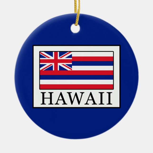 Hawaii Keramik Ornament (Vorne)