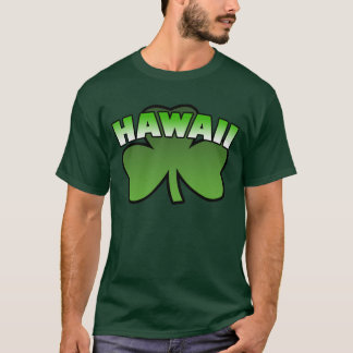 Hawaii-Kleeblatt-Grün-T - Shirt
