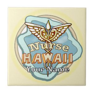 Hawaii Krankenpfleger Caduceus Kachel