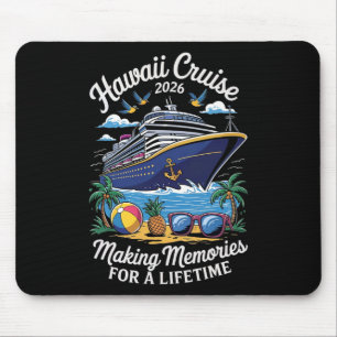 Hawaii-Kreuzfahrt 2026 Urlaubsreise passende Famil Mousepad