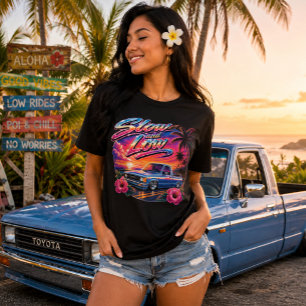 Hawaii-Kultur - Low Rider langsam und tief Tri-Blend Shirt