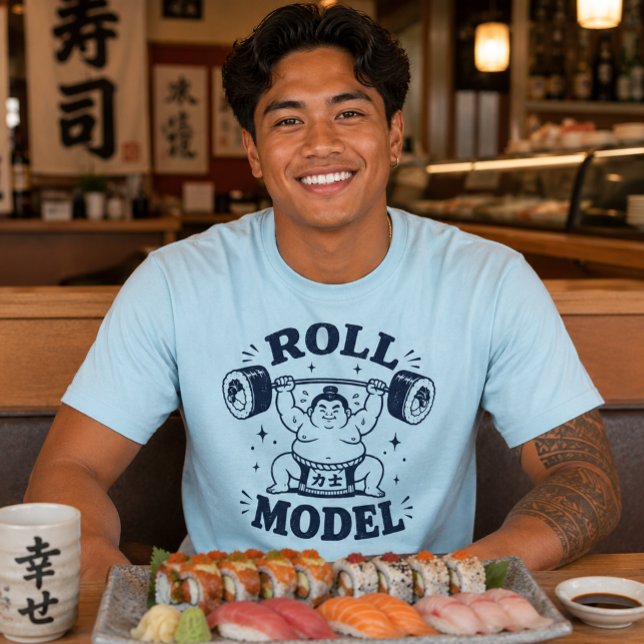 Hawaii-Kultur - Rollenmodell T-Shirt (roll model - sushi fun)