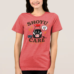 Hawaii-Kultur - Shoyu Care Tri-Blend Shirt