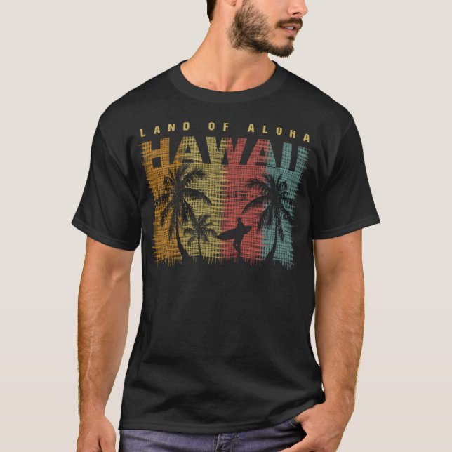 Hawaii Land Aloha Angepasst Scoop T-Shirt (Vorderseite)