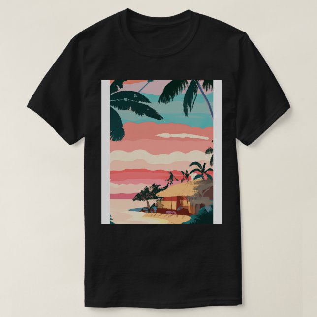 Hawaii-Malerei 2 T-Shirt (Design vorne)