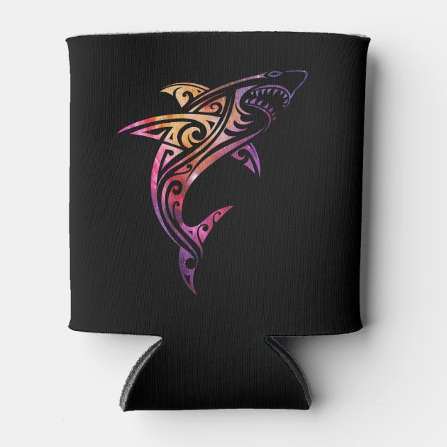 Hawaii Mano Tribal Shark Lover Dosenkühler (Vorderseite)