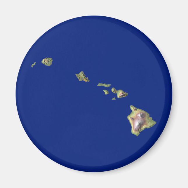 Hawaii Map Magnet (Vorne)