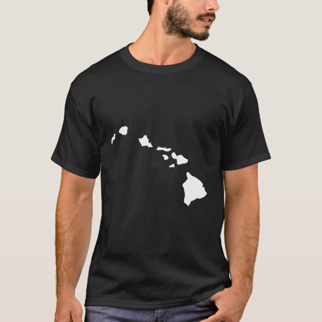 Hawaii Map T-Shirt (Vorderseite)