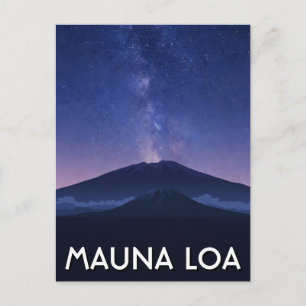 Hawaii Mauna Loa Reise Postkarte