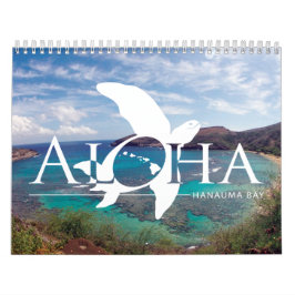 Hawaii-Meeresflora und -fauna-Kalender Kalender