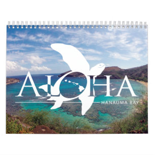 Hawaii-Meeresflora und -fauna-Kalender Kalender
