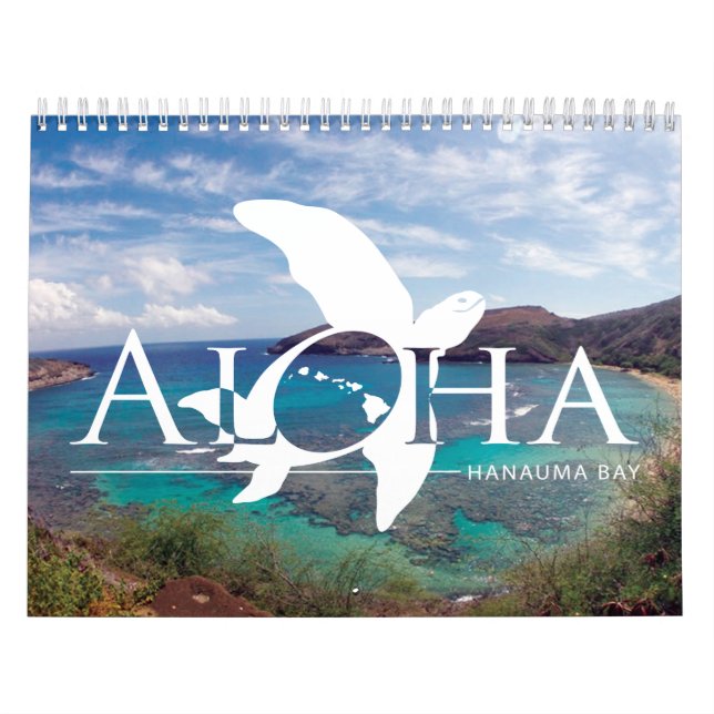 Hawaii-Meeresflora und -fauna-Kalender Kalender (Titelbild)