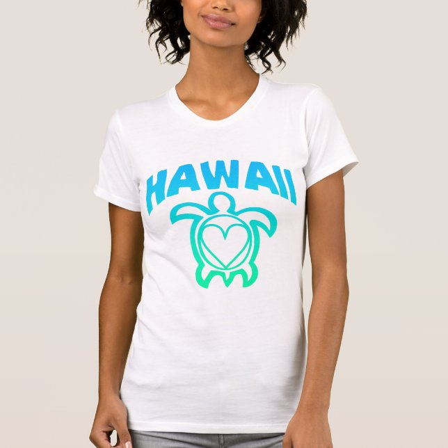 Hawaii-Meeresschildkröte T-Shirt (Vorderseite)