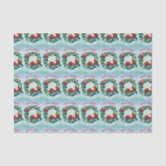 Hawaii Mele Kalikimaka Wreath Tissue Paper Seidenpapier