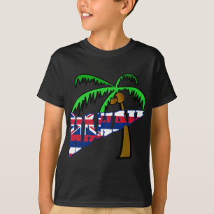 Hawaii mit Palme-Produkten T-Shirt
