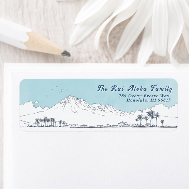 Hawaii Mountain Blue sky- Return Customizable (Von Creator hochgeladen)