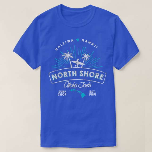 Hawaii North Shore Haleiwa Surf Shop T-Shirt (Design vorne)