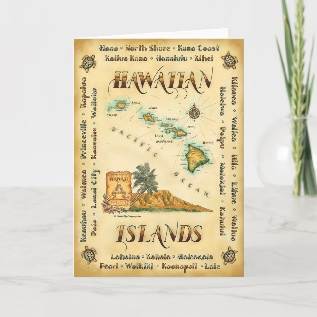 Hawaii Note Card Karte (Vorderseite)