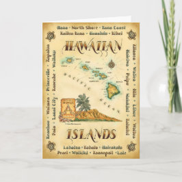 Hawaii Note Card Karte