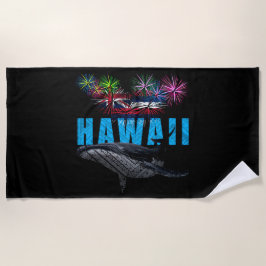HAWAII NYE POLYNESIAN TRIBAL HUMPBACK FIREWORWORKS STRANDTUCH