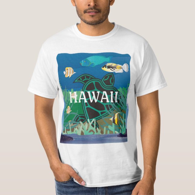 Hawaii Oahu Island T-Shirt (Vorderseite)