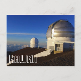Hawaii Observatory Mauna Kea Reisebild Postkarte